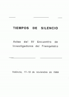 Actas del IV Encuentro de Investigadores del Franquismo