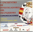 Actas del V Encuentro de Investigadores del Franquismo